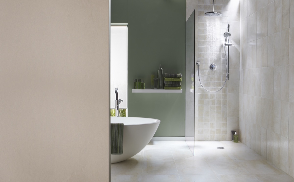 Modern bathroom interior